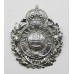 Dudley Borough Police Wreath Helmet Plate - King's Crown