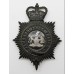 Pembrokeshire Police Night Helmet Plate - Queen's Crown