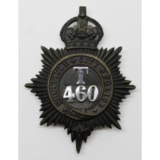 Sheffield City Police Night Helmet Plate (T 460) - King's Crown