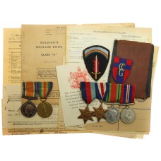 Wallace Family WW1 and WW2 Father & Son Medal Group - West Yorkshire Regiment (WW1) and 9th ENSA Cinema Organisation, R.A.S.C. / E.F.I. (WW2)