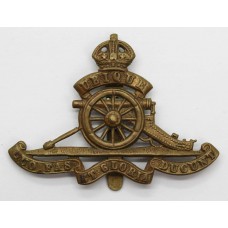 Royal Artillery Cap Badge - King's Crown