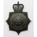 Manchester & Salford Police Night Helmet Plate - Queen's Crown