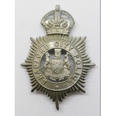 Bradford City Police Helmet Plate - King's Crown