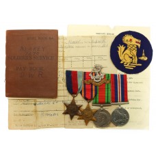 WW2 Chindits Medal Group of Four - Pte. C. Blakey, 2nd Bn. Duke of Wellington's (West Riding) Regiment