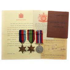 WW2 Japanese Prisoner of War Medal Group of Three - Cpl. F.W.G. Champion, Royal Army Ordnance Corps