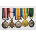 WW1 Military Medal, 1914-15 Star Trio and Territorial Efficiency Medal Group of Five - Sjt. H. O'Neil, 211 / E. Lan. Bde. Royal Artillery