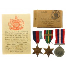 WW2 Japanese Prisoner of War Casualty Medal Group of Three - Able Seaman Kenneth Whiley, H.M.S. Sultan, Royal Navy