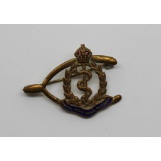 Royal Army Medical Corps (R.A.M.C.) Sweetheart Brooch - King's Crown