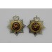 Pair of Royal Corps of Transport (R.C.T.) Officer's Collar Badges