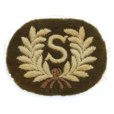 British Army Surveyor (S) Cloth Proficiency Arm Badge