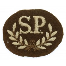 British Army Special Proficiency Pay (S.P.) Cloth Proficiency Arm Badge