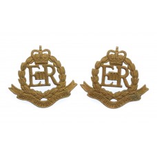 Pair of Royal Military Police (R.M.P.) Collar Badges - Queen's Crown