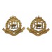 Pair of Royal Military Police (R.M.P.) Collar Badges - Queen's Crown