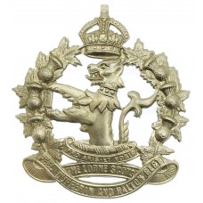 Canadian The Lorne Scots (Peel Dufferin and Halton Regiment) Cap Badge - King's Crown