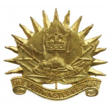 Canadian Westminster Regiment Cap Badge - Queen's Crown