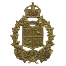 Canadian 7th/11th Hussars Cap Badge - King's Crown