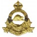 Royal Canadian Army Pay Corps (R.C.A.P.C.) Cap Badge - King's Crown