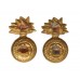 Pair of Victorian Royal Fusiliers Collar Badges