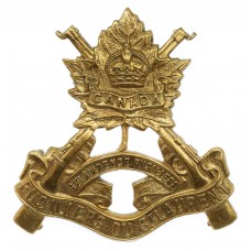 Canadian Les Fusiliers du St. Laurent Cap Badge - King's Crown