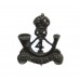 4th King's African Rifles Collar Badge - King's Crown