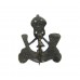 4th King's African Rifles Collar Badge - King's Crown