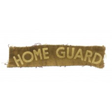 Home Guard (HOME GUARD) WW2 Painted Cloth Shoulder Title