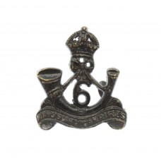 6th King's African Rifles Collar Badge - King's Crown