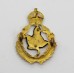Queen's Own Worcestershire Hussars Officer's Collar Badge - King's Crown