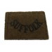 Suffolk Regiment (SUFFOLK) WW2 Cloth Slip On Shoulder Title