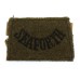 Seaforth Highlanders (SEAFORTH) WW2 Cloth Slip On Shoulder Title
