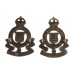 Pair of Royal Army Ordnance Corps (R.A.O.C.) Officer's Service Dress Collar Badges - King's Crown