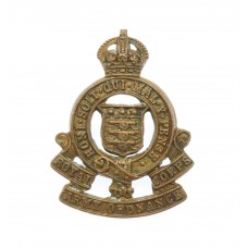 Royal Army Ordnance Corps (R.A.O.C.) Collar Badge - King's Crown