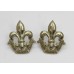 Pair of Royal 22nd Regiment Canadian Francais Collar Badges