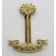Royal West Africa Frontier Force (R.W.A.F.F.) Anodised (Staybrite) Cap Badge