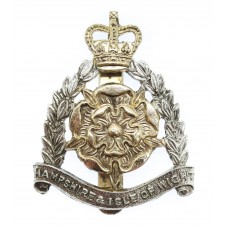 Hampshire & Isle of Wight Territorials Anodised (Staybrite) Cap Badge