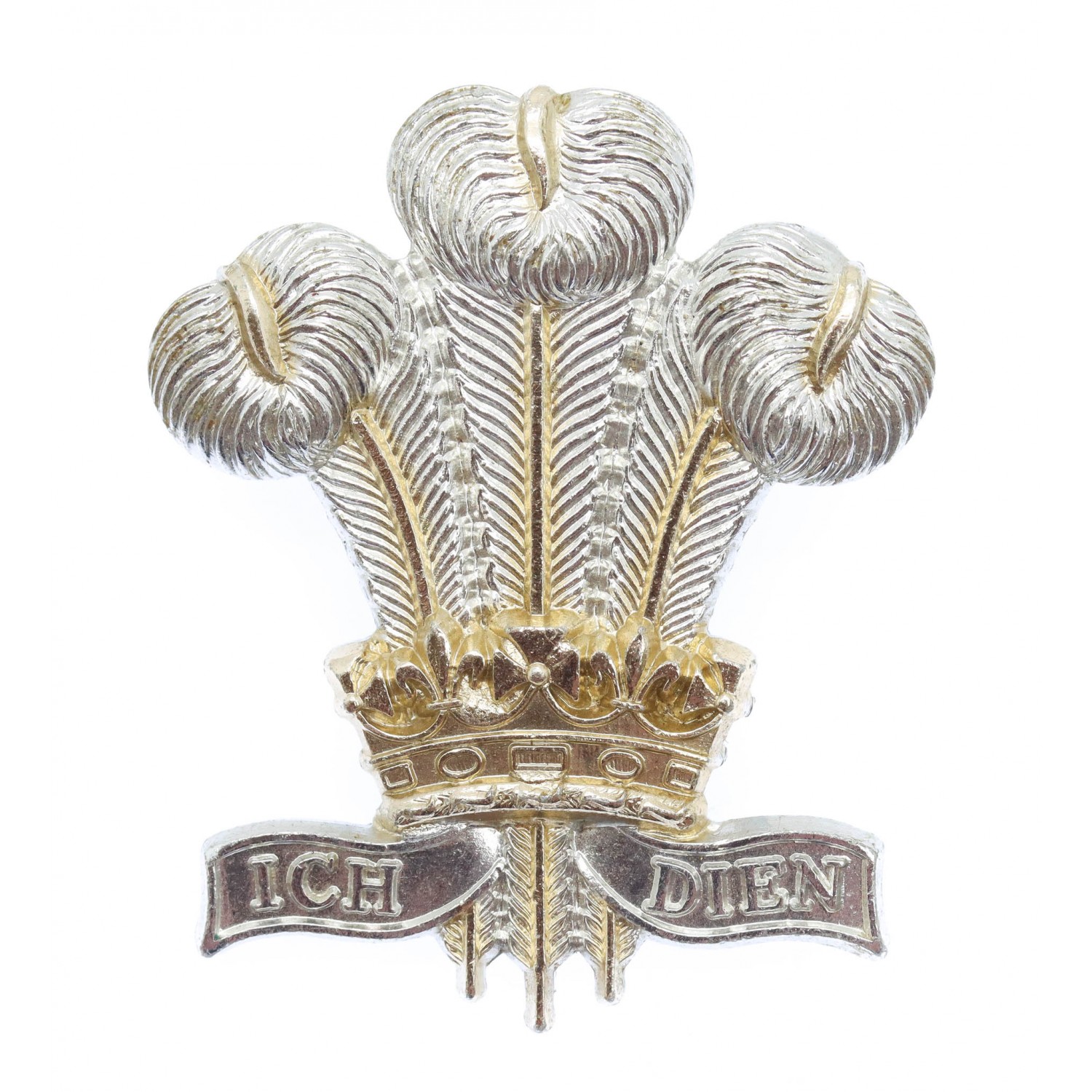 Royal Regiment of Wales Anodised (Staybrite) Cap Badge