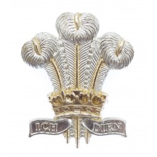 Royal Regiment of Wales Anodised (Staybrite) Cap Badge