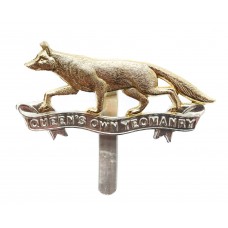 Queen's Own Yeomanry Anodised (Staybrite) Cap Badge
