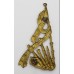 British Army Pipers Brass Arm Badge