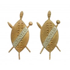 Pair of South African Prince Alfred's Guard Collar Badges