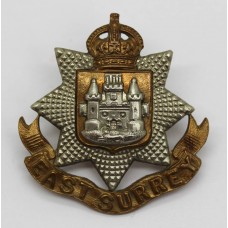 Edwardian East Surrey Regiment Cap Badge