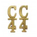 Pair of Canadian 4th Infantry Bn. (Central Ontario) C.E.F. (C/4) Collar Badges