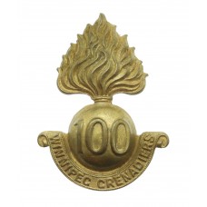 Canadian WWI 100th Infantry Bn. (Winnipeg Grenadiers) C.E.F. Cap Badge