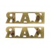 Pair of King's African Rifles (K.A.R.) Shoulder Titles