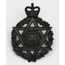 Royal Army Chaplain's Department (Jewish) Cap Badge - Queen's Cro