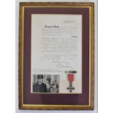 Member of the Most Excellent Order of the British Empire (MBE) (Civil Division) with Certificate - George Brighton, Merchant Navy