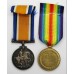 WW1 British War & Victory Medal Pair - Pte. D.B. Booth, Army Service Corps