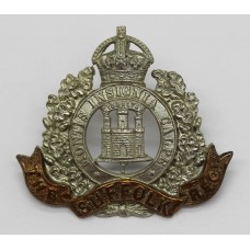 Edwardian Suffolk Regiment Cap Badge