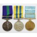 General Service Medal (Clasp - Palestine 1945-48), Queen's Korea Medal and UN Korea Medal Group of Three - Sgt. J. Willcock, Army Air Corps (4 Para) and King's (Liverpool) Regiment