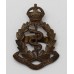 Royal Army Medical Corps (R.A.M.C.) Officer's Service Dress Cap Badge - King's Crown